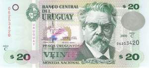Uruguay 20 Pesos p83 2000